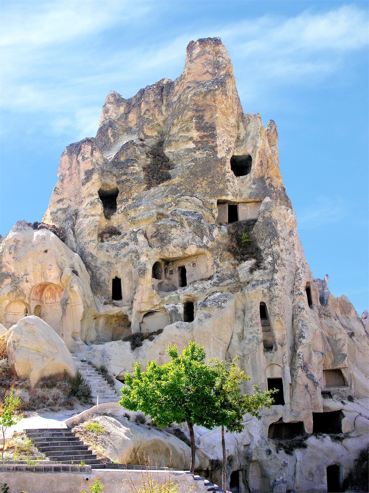 A rock-cut church at the Göreme Open Air Museum, Cappadocia